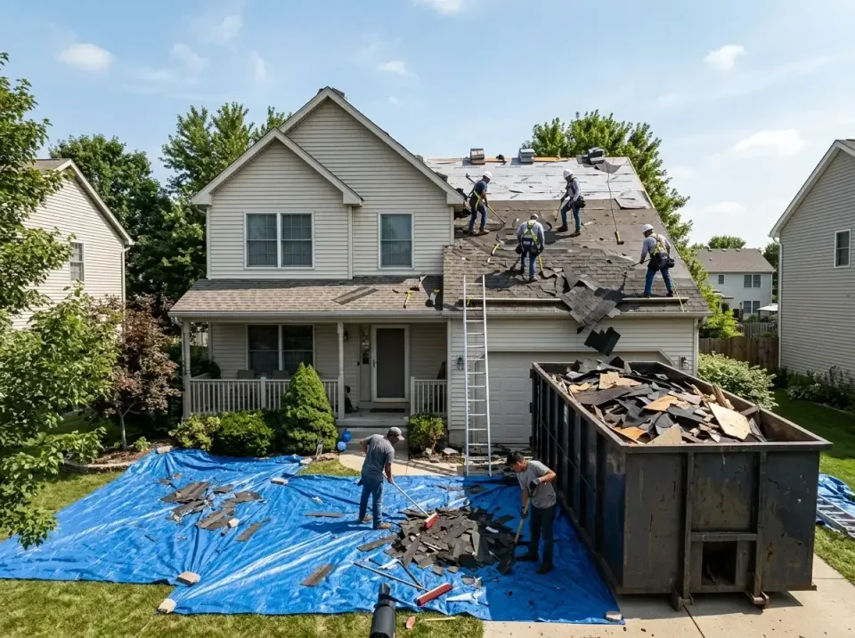 roof-replacement-debris-remova-004 — frequently asked questions, Cheapest Dumpster Rentals in Brownfields, LA